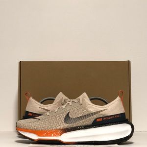 Nike ZoomX Invincible Run Flyknit 3 “Oatmeal/Black-Safety Orange”